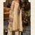 Gold Embroidered Chiffon Salwar
