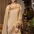 Gold Embroidered Chiffon Salwar