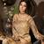 Gold Embroidered Chiffon Salwar