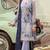 Light-Purple Embroidered Chiffon Salwar