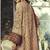 Cream Embroidered Chiffon Salwar