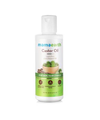 150 ml Mamaearth 100% Pure Castor Oil, Cold Pressed, To Support Hair Growth, Good Skin and Strong Nails 2