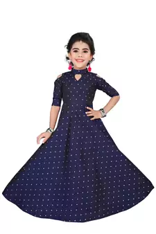 Kids Blue Lehenga Choli 