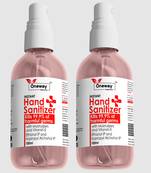 100ml Oneway Happiness Hand Sanitizer , Pack of 2