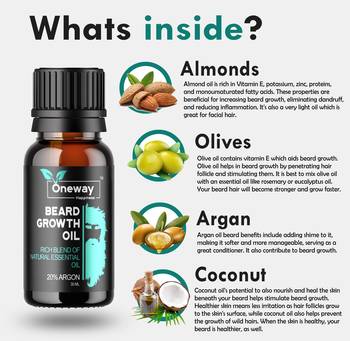 70gm Oneway Happiness Beard Growth Oil 2