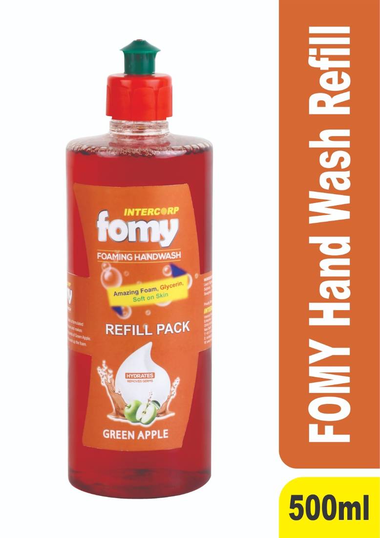 500 ml Green Apple Antibacterial Soft Refreshing Foaming Hand Wash Refill