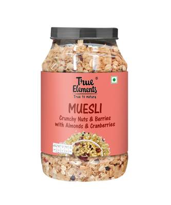 1kg Crunchy Nuts & Berries Muesli, with Almonds and Cranberries 1