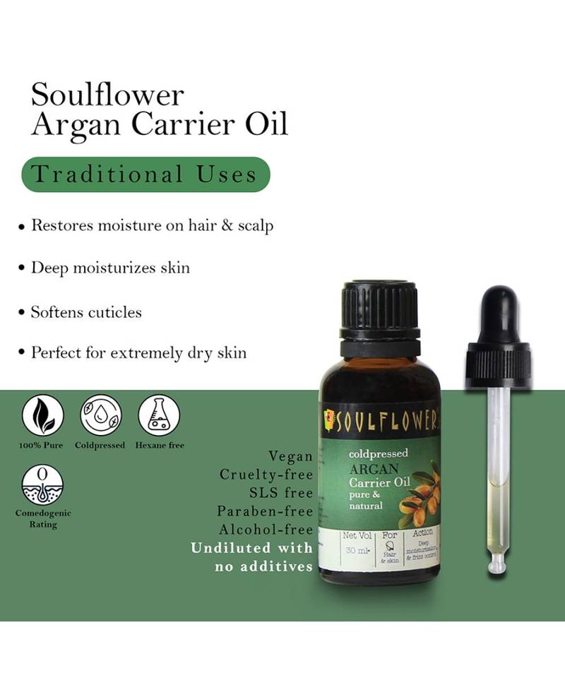 30ml Coldpressed Argan Carrier Oil By Soulflower