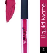 Dark & Bold Pink Matte Liquid Lip Gloss Lipstick Long Lasting & Waterproof bq BLAQUE