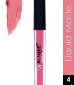 Coral Peach Matte Liquid Lip Gloss Lipstick Long Lasting & Waterproof bq BLAQUE