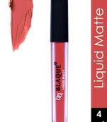 Dark Coral Matte Liquid Lip Gloss Lipstick Long Lasting & Waterproof bq BLAQUE