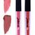 4ml Each 2 Combo Matte Liquid Lipstick, Long Lasting Coral Peach & Brown by bq BLAQUE