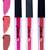 4ml Each 3 Combo Matte Liquid Lipstick, Long Lasting Pink, Pinkish Peach, Brown by bq BLAQUE