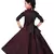 Kids Maroon Long Gown For Girl