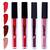 4ml Each 4 Combo Matte Liquid Lipstick, Long Lasting  red, Chocolate Mood, Light Nude Brown by bq BLAQUE