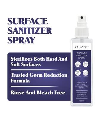 100ml (Pack of 2) Surface Sanitizer Spray By Palmist 1
