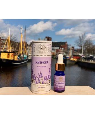 Divine Aroma Lavender Essential oil| 100% Pure & Natural | For Acne, Scars, Hair Growth, Stress, Sleep |10 ml 1