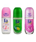 50ml each Combo of 3 Deo Roll On By Fa 