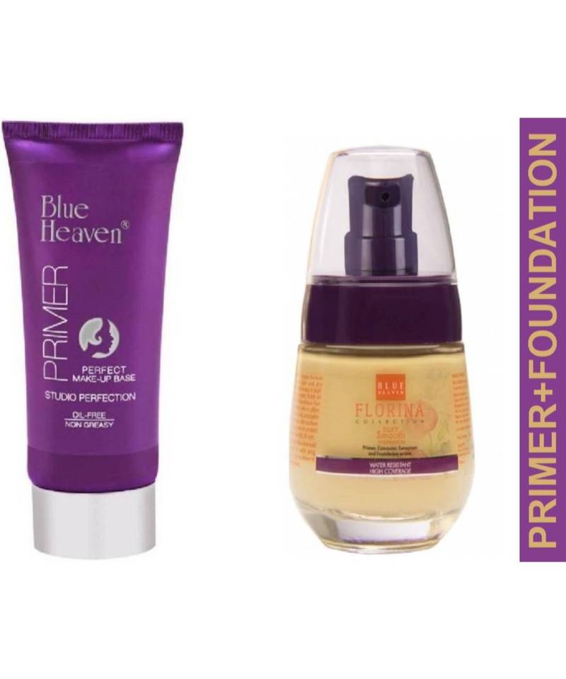 30gm Primer and 30ml Florina Foundation Combo By Blue Heaven 