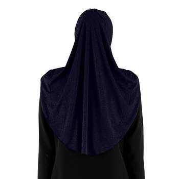 Faeezah Hijab Navy Blue-Xl 2