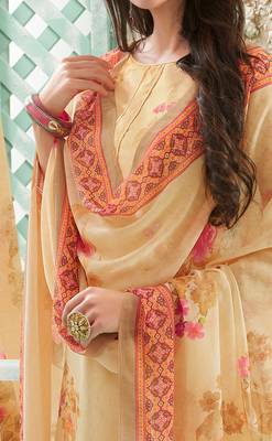 Yellow fancy cotton salwar 2
