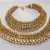 Golden White stone and kundan 3 line anklet 