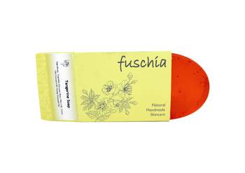 100 gms Tangerine Natural Handmade Glycerine Soap By Fuschia 1