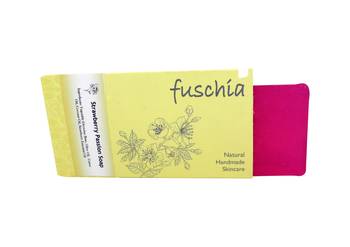 100 gms Strawberry Passion Natural Handmade Glycerine Soap By Fuschia 1