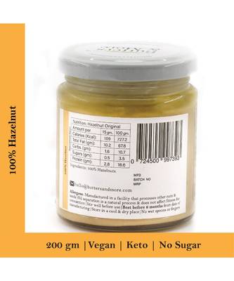 200gm Natural Hazelnut Butter 2