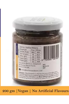 200gm Hazelnut Butter with Blueberries