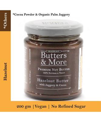 200gm Hazelnut Butter with Cocoa & Jaggery 1