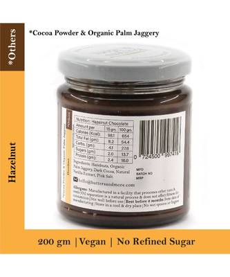 200gm Hazelnut Butter with Cocoa & Jaggery 2