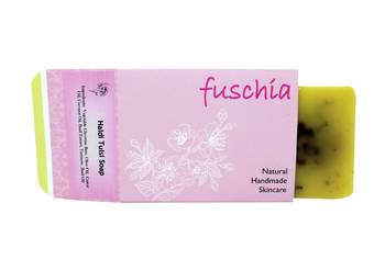 100 gms Haldi Tulsi Natural Handmade Herbal Soap By Fuschia 1