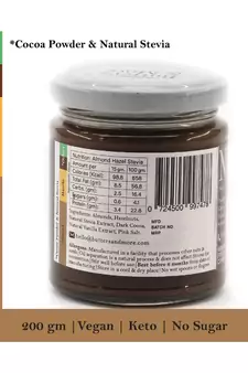 200gm Keto Almond Butter with Hazelnuts Cocoa & Jaggery