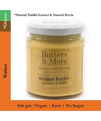 200gm Keto Walnut Butter with Stevia & Vanilla 1