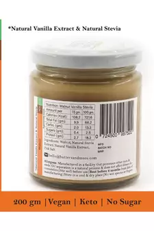 200gm Keto Walnut Butter with Stevia & Vanilla