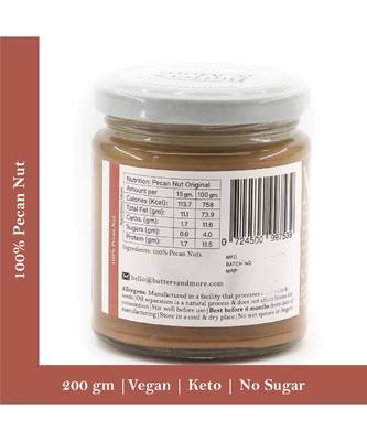 200gm Natural Pecan Nut Butter 2