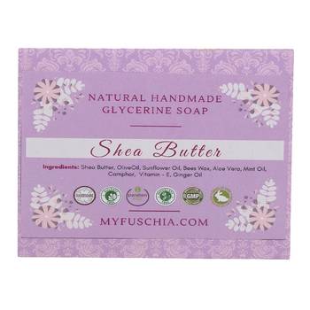 100 gms Shea Butter Natural Handmade Herbal Soap By Fuschia 2