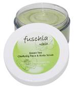 100 gms Green Tea  Face & Body Clarifying Scrub By Fuschia