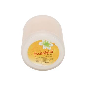 100 gms Sandal Saffron Bath Salt By Fuschia 2