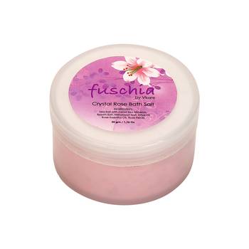 50 gms Crystal Rose Bath salt By Fuschia 1