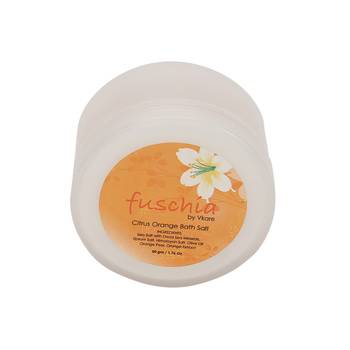 50 gms Citrus Orange Bath salt By Fuschia 2
