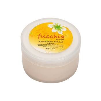 50 gms Sandal Saffron Bath salt By Fuschia 1