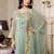 Green Embroidered Chiffon Salwar