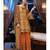 Gold Embroidered Chiffon Salwar