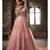 Beige Resham Embroidery Net Salwar