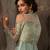 Green Resham Embroidery Net Salwar