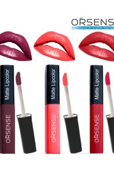30 g Pack of 3 Pink Matte Liquid Lipstick By orsense 