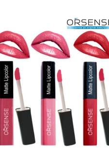 30 g Pack of 3 Pink Matte Liquid Lipstick By orsense 