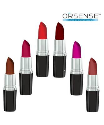 65 g Pack of 6 Multi Creme Lipstick SPF 15 By orsense  1